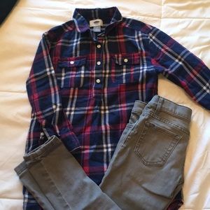 Girls plaid tunic/dress